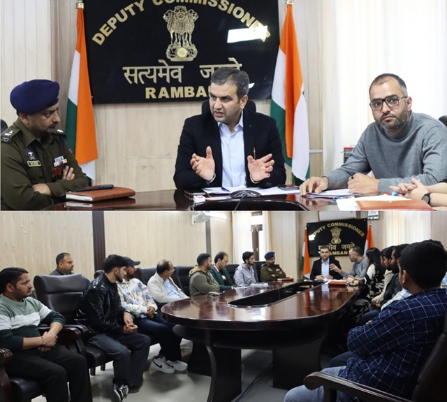 'DC Ramban asks oil companies & officers to maintain constant coordination '